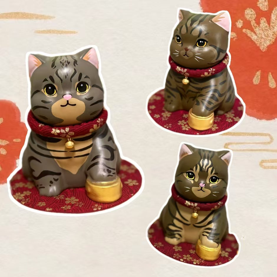 Personalized Ceramic Cat Urn with Name & Birthday Cat Bowl Design