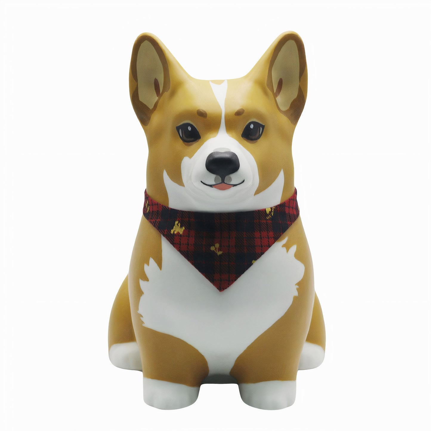 Personalized Ceramic Dog Urn with Acrylic Painted