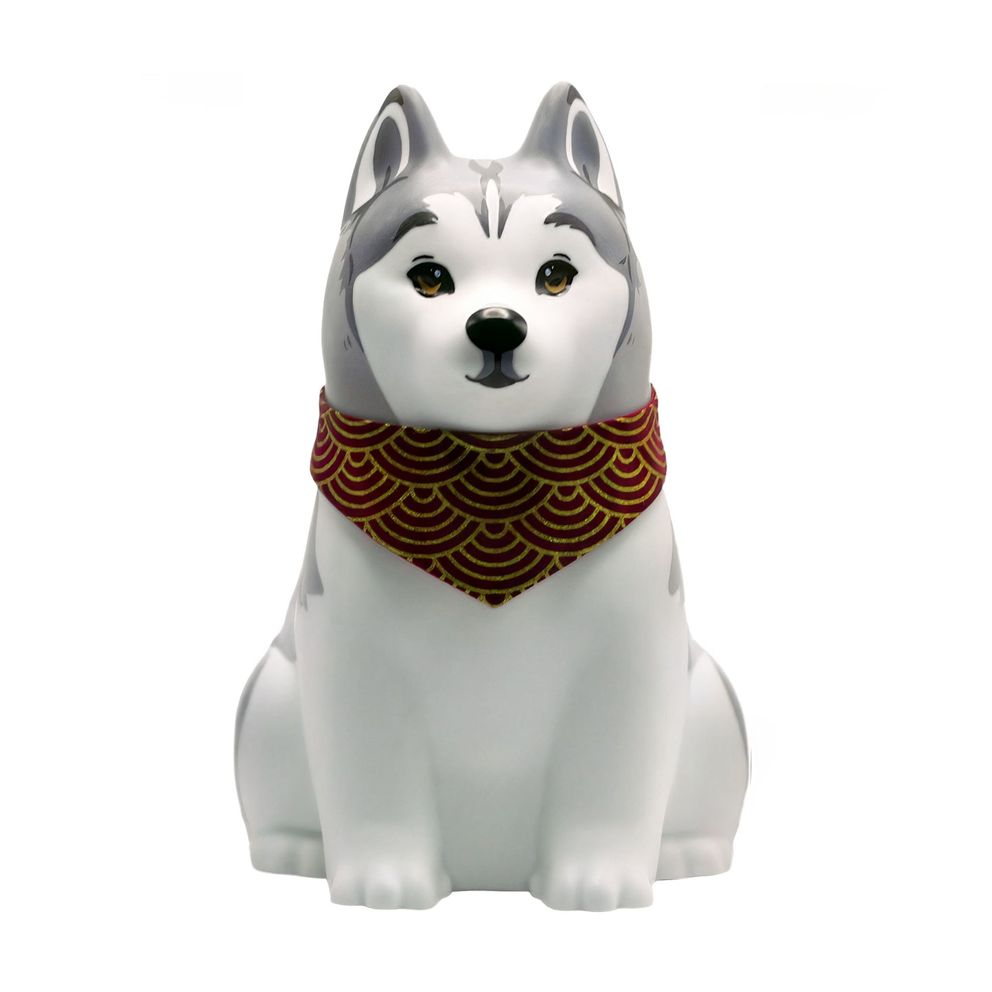 Personalized Ceramic Dog Urn with Acrylic Painted