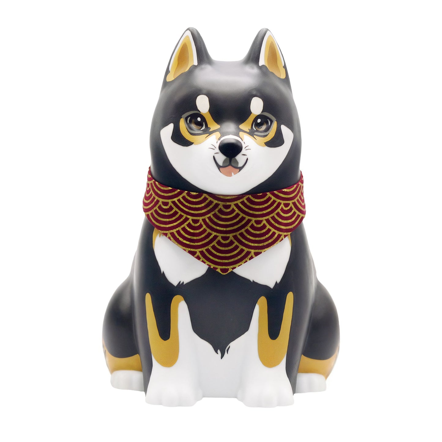 Personalized Ceramic Dog Urn with Acrylic Painted