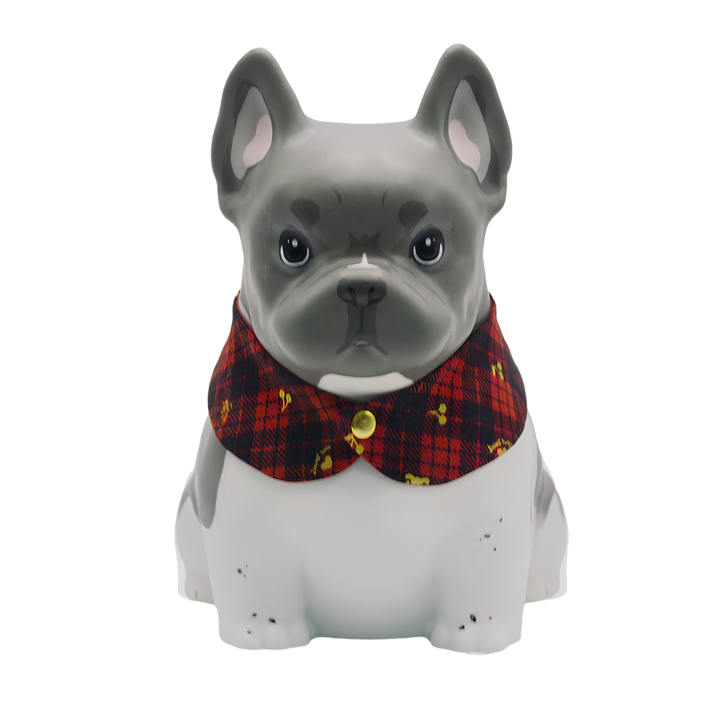 Personalized Ceramic Dog Urn with Acrylic Painted