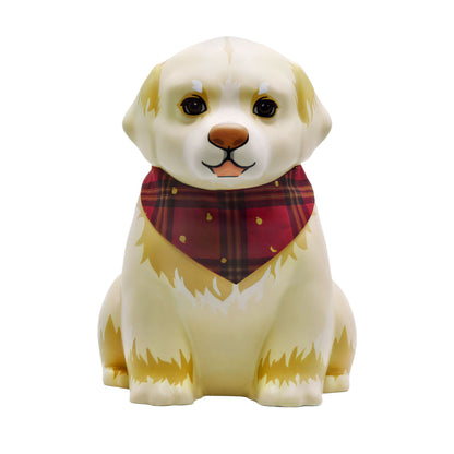 Personalized Ceramic Dog Urn with Acrylic Painted